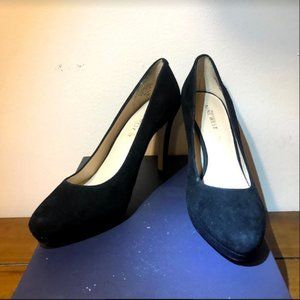 Black Nine West Almond Toe Pump